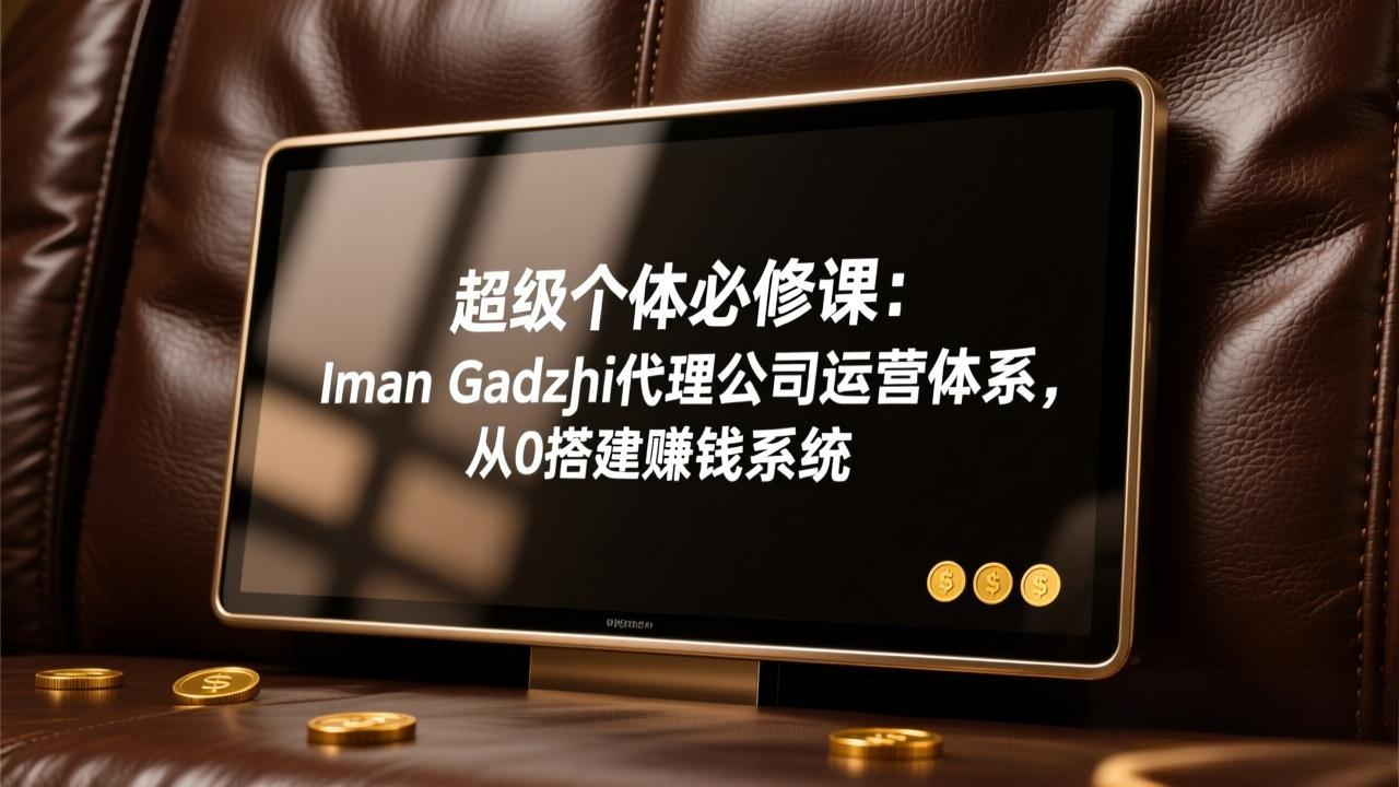 超级个体必修课：Iman Gadzhi代理公司运营体系，从0搭建赚钱系统-网创阁